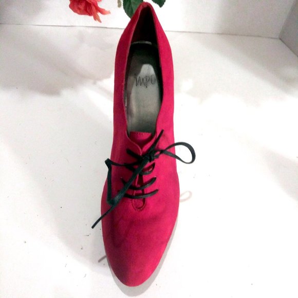 Heeled Bootie, Lace up Shoe, Ankle Bootie Size 10 - Picture 8 of 13